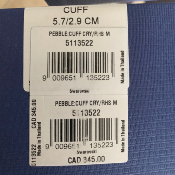 SWAROVSKI Pebble Cuff Crystal Bracelet - Picture 13 of 14